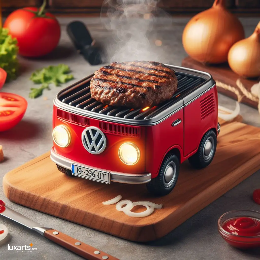 Sleek and Compact: Volkswagen's Portable Grill Fits Your Lifestyle volkswagen small portable grill 3