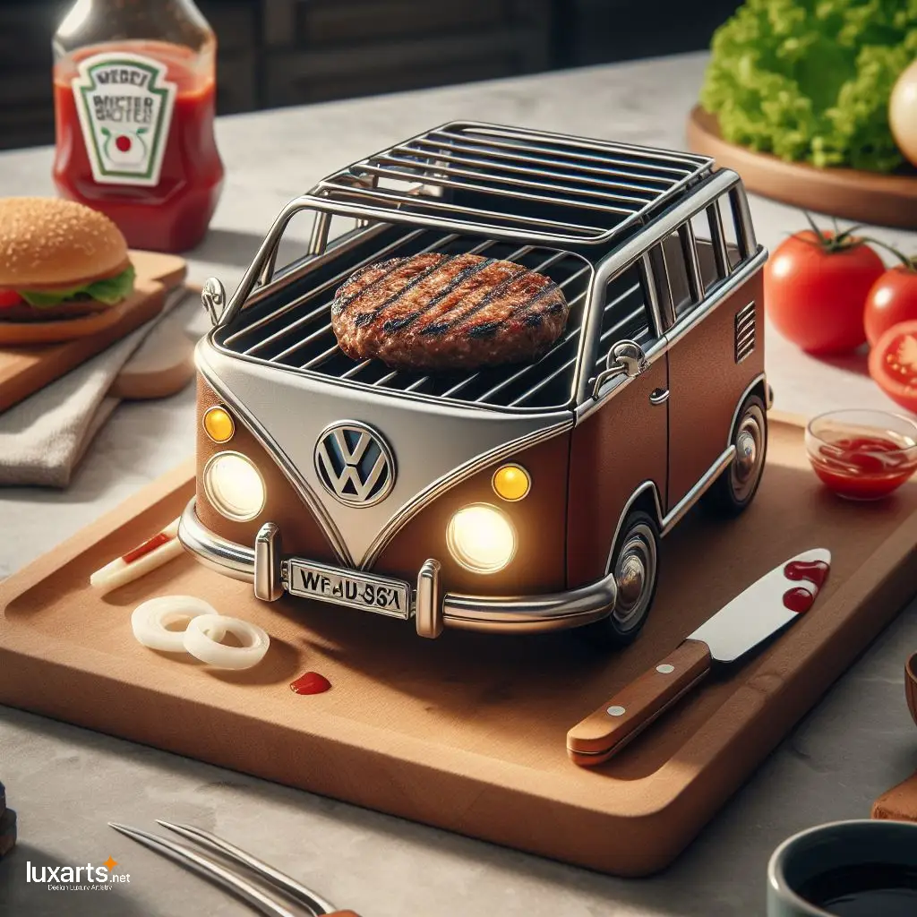 Sleek and Compact: Volkswagen's Portable Grill Fits Your Lifestyle volkswagen small portable grill 5
