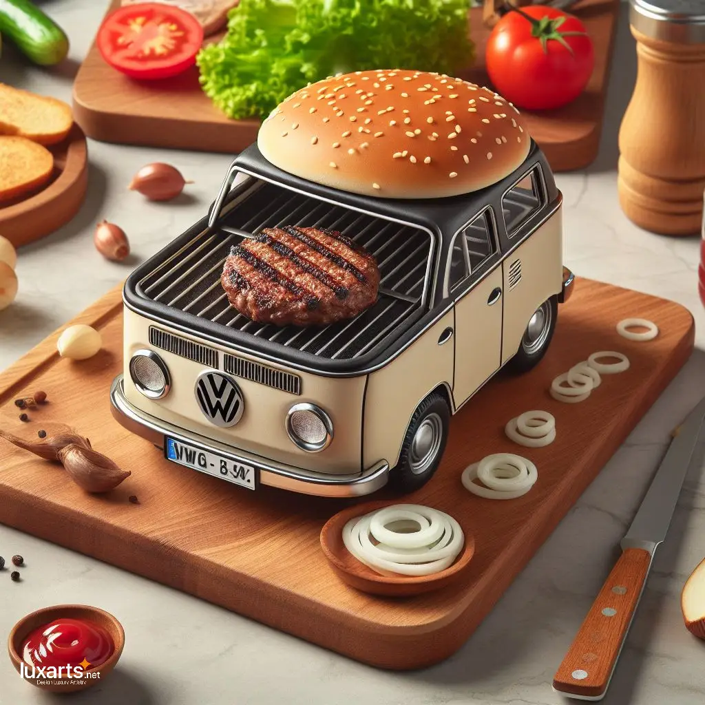 Sleek and Compact: Volkswagen's Portable Grill Fits Your Lifestyle volkswagen small portable grill 6