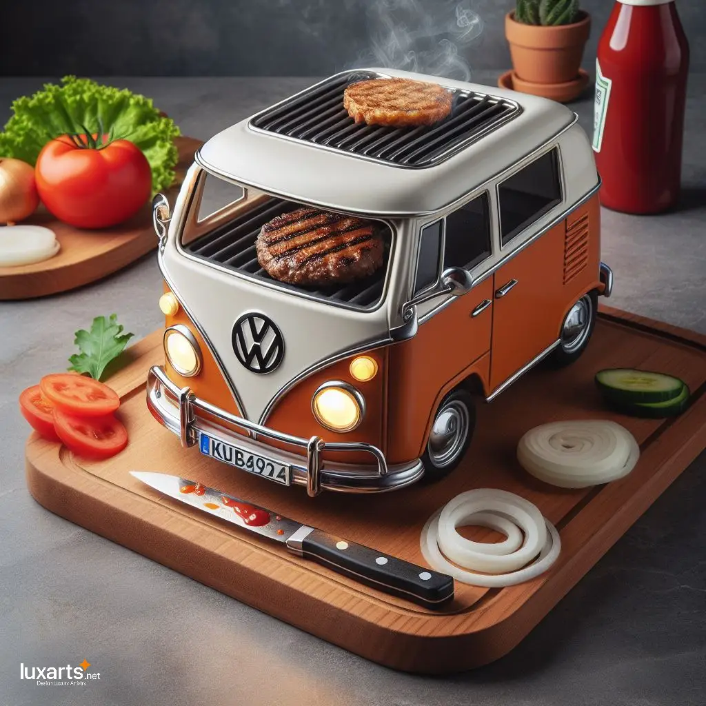 Sleek and Compact: Volkswagen's Portable Grill Fits Your Lifestyle volkswagen small portable grill 7