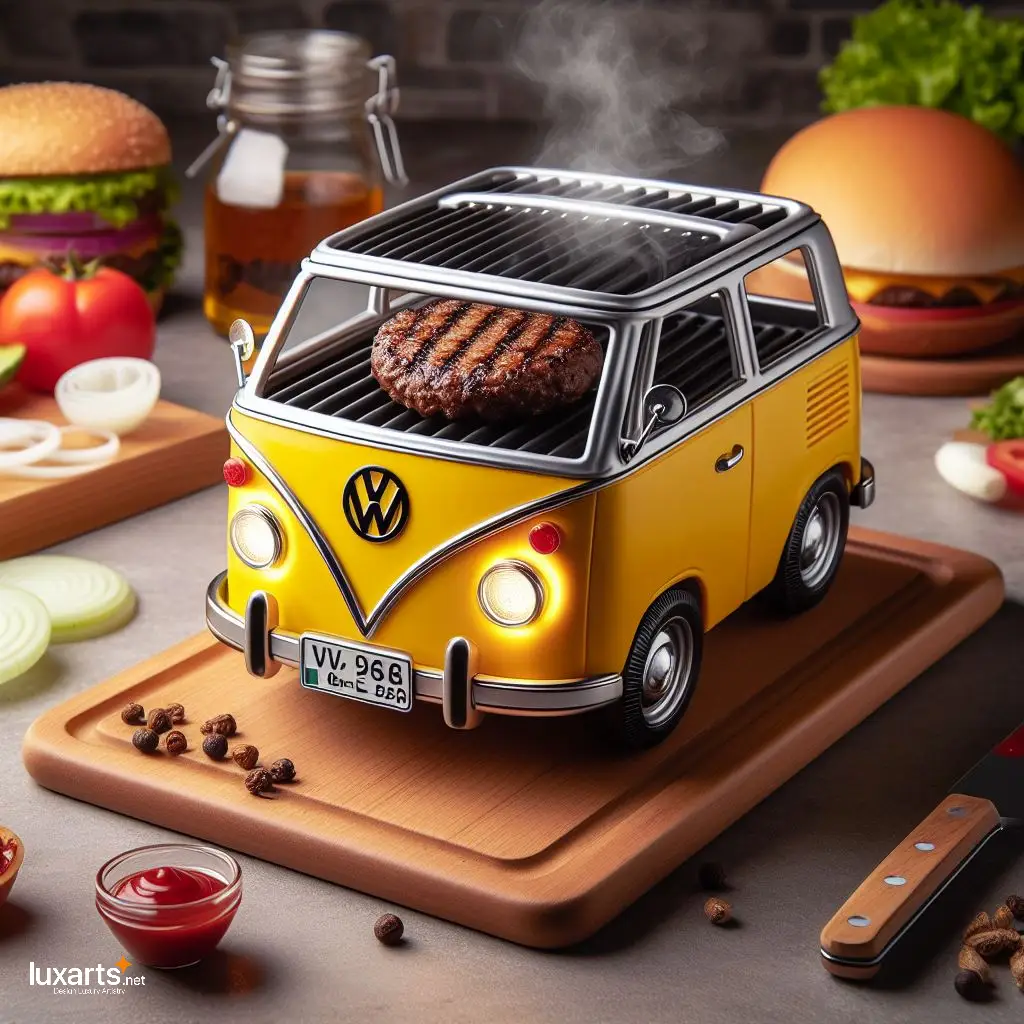 Sleek and Compact: Volkswagen's Portable Grill Fits Your Lifestyle volkswagen small portable grill 8