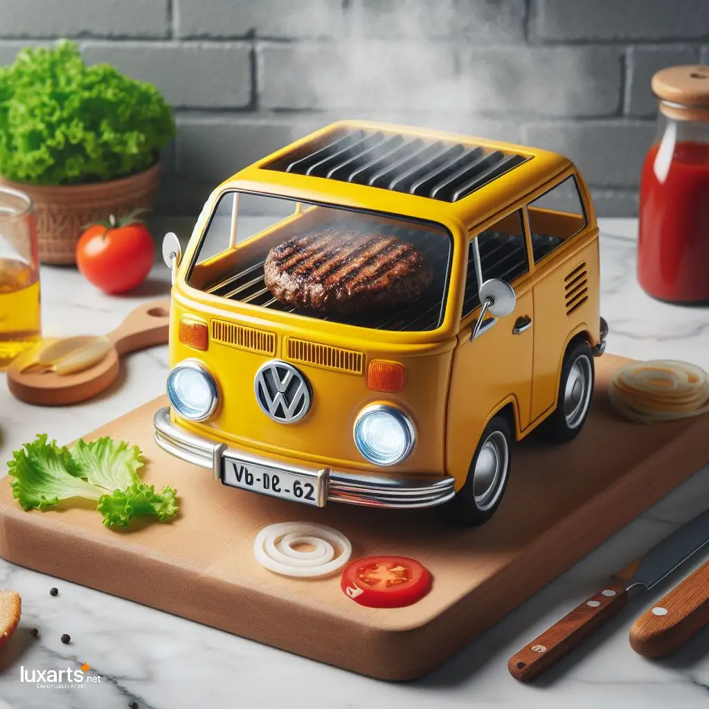 Sleek and Compact: Volkswagen's Portable Grill Fits Your Lifestyle volkswagen small portable grill 9