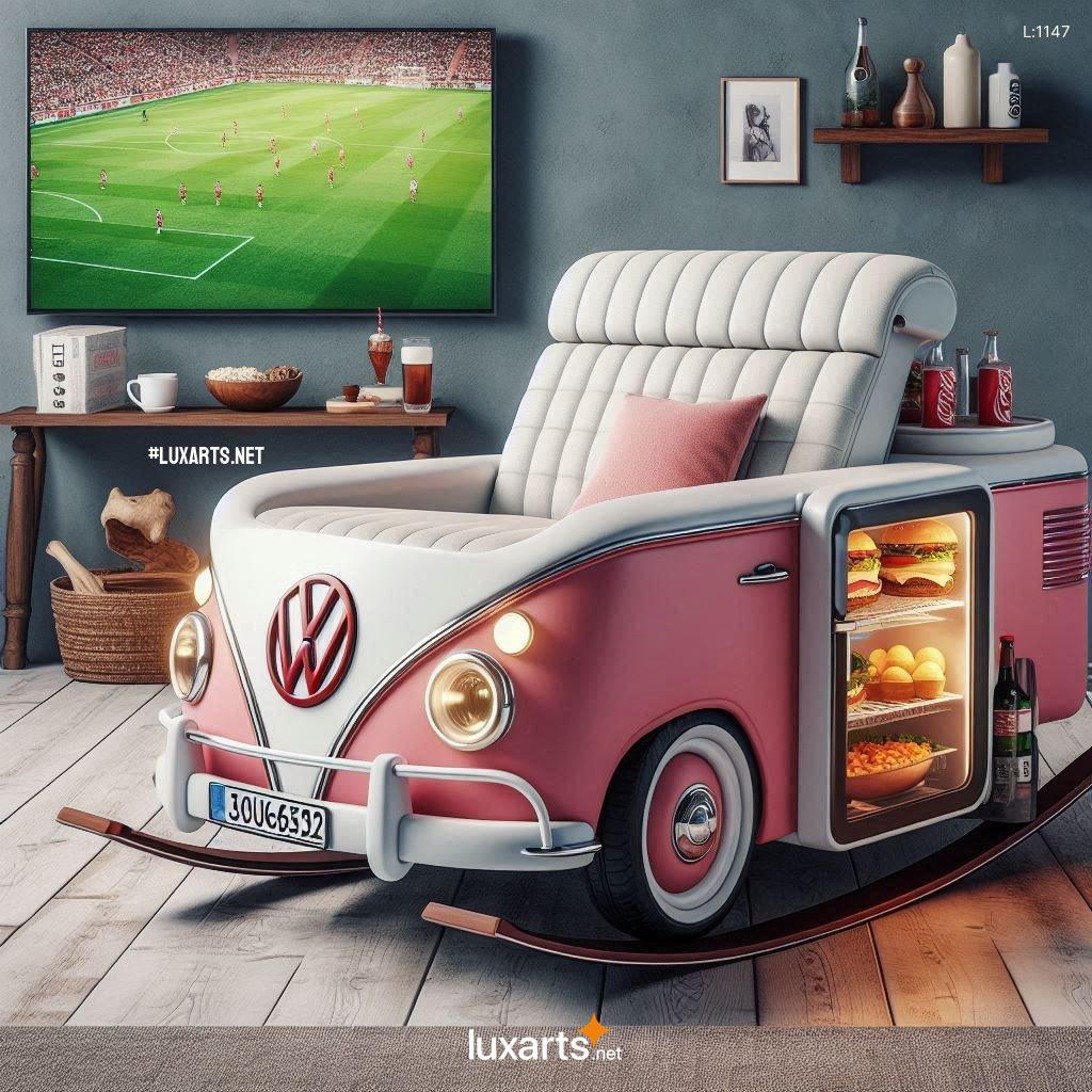Volkswagen Bus Rocking Chair: Cruise into Comfort with Retro Style vw bus multipurpose rocking chair 1