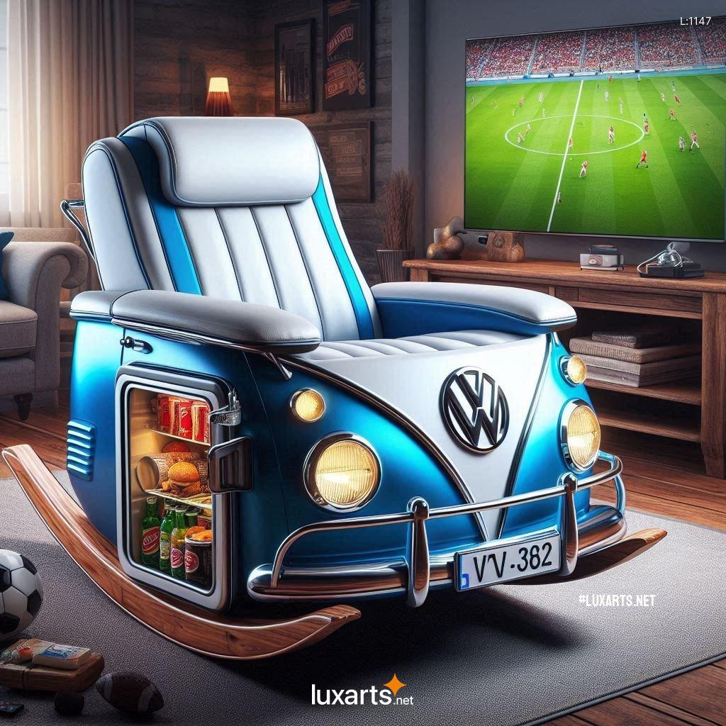 Volkswagen Bus Rocking Chair: Cruise into Comfort with Retro Style vw bus multipurpose rocking chair 8