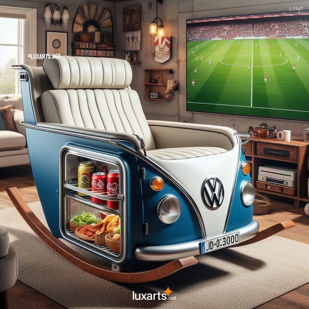 Volkswagen Bus Rocking Chair: Cruise into Comfort with Retro Style vw bus multipurpose rocking chair 9