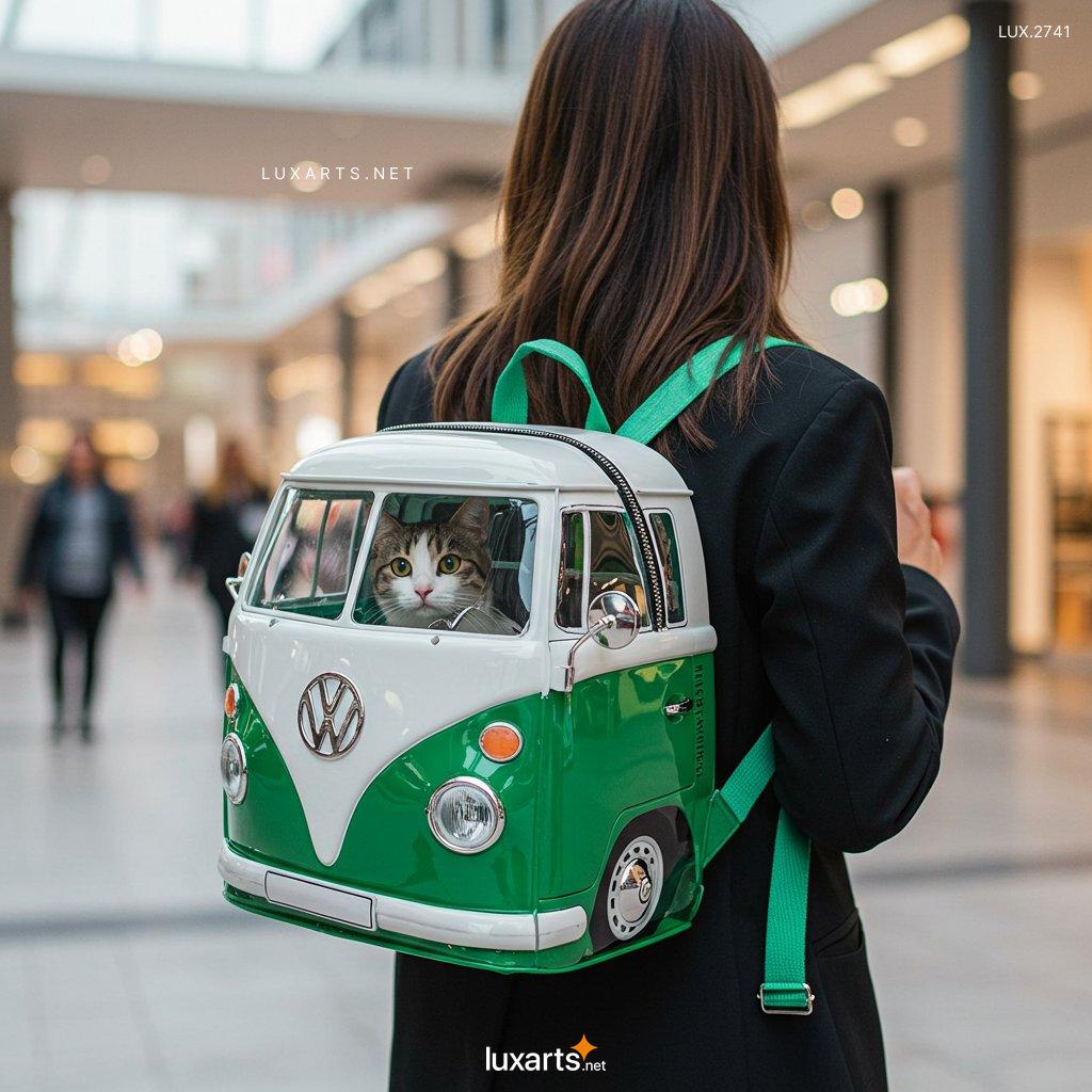 Volkswagen Cat Carrier Backpack: Gift Your Cat the Ultimate Travel Experience 3 Volkswagen Cat Carrier Backpack: Gift Your Cat the Ultimate Travel Experience vw bus shaped pet carrier backpack 3