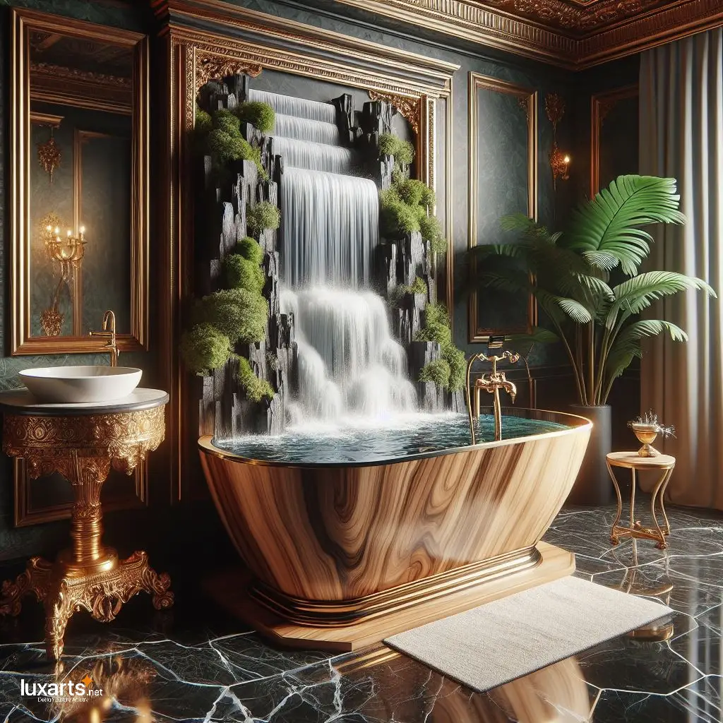 Waterfall Epoxy Bathtub: Luxuriate in Nature's Tranquility waterfall epoxy bathtub 4