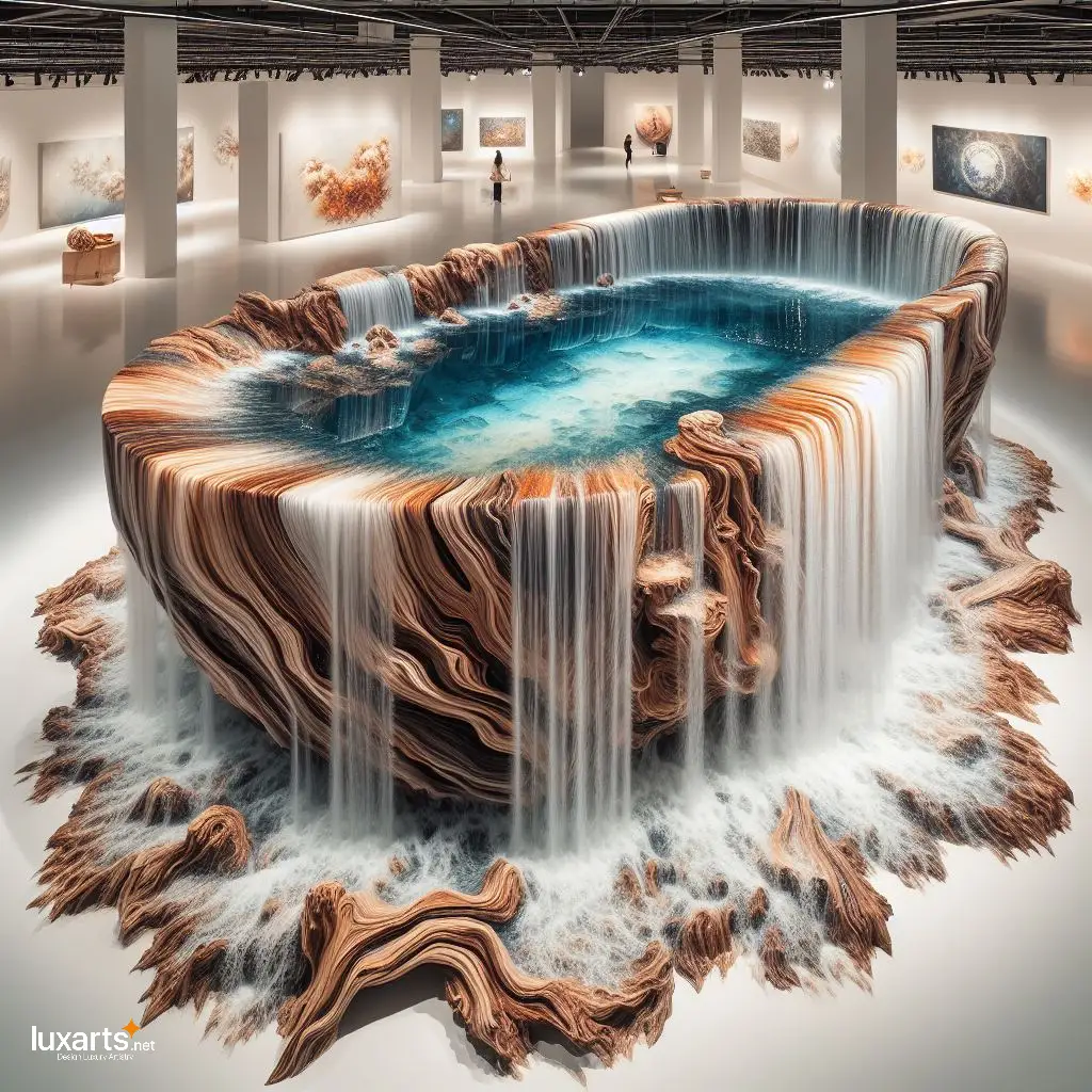 Waterfall Epoxy Bathtub: Luxuriate in Nature's Tranquility waterfall epoxy bathtub 8