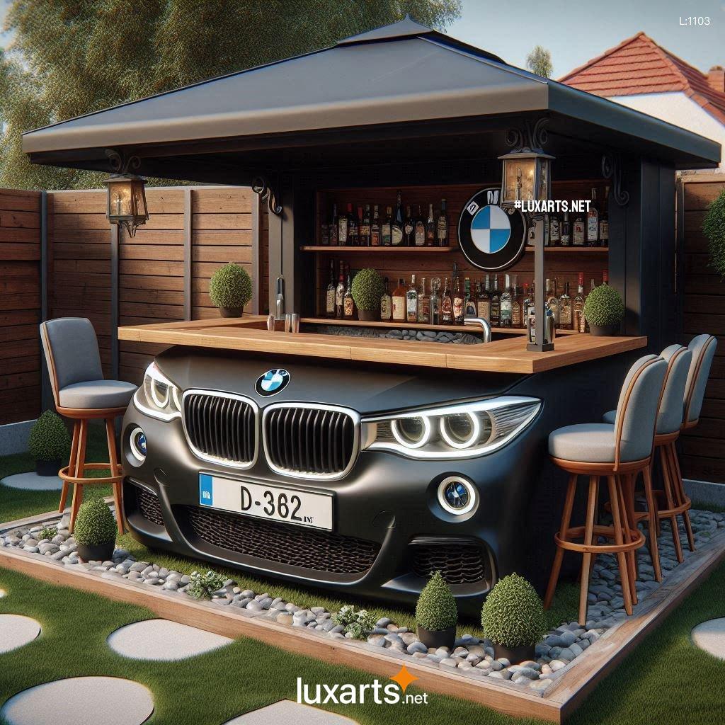 Rev Up Your Outdoor Gatherings with a Sleek and Functional BMW Car Themed Outdoor Bar bmw car themed outdoor bars 1