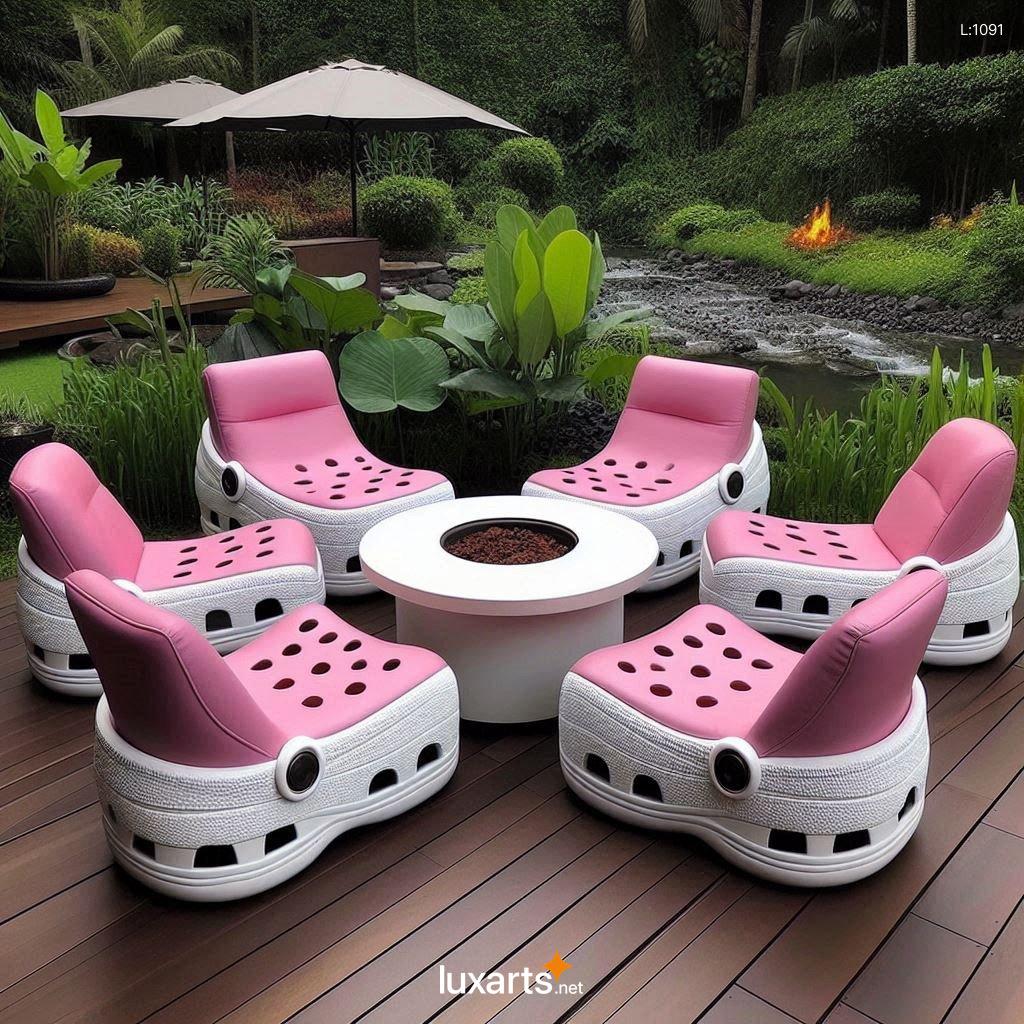 Embrace the Fun: Crocs-Shaped Patio Sets for a Delightful Outdoor Experience crocs shaped patio sets 4