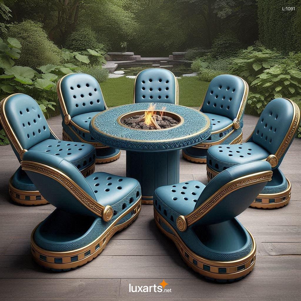 Embrace the Fun: Crocs-Shaped Patio Sets for a Delightful Outdoor Experience crocs shaped patio sets 6