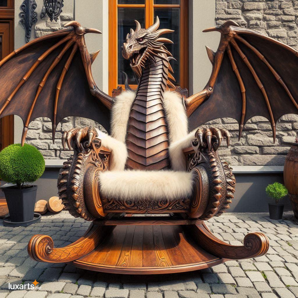 Unleash the Magic: Dragon Shaped Rocking Chair for Whimsical Living Spaces dragon shaped rocking chair 3