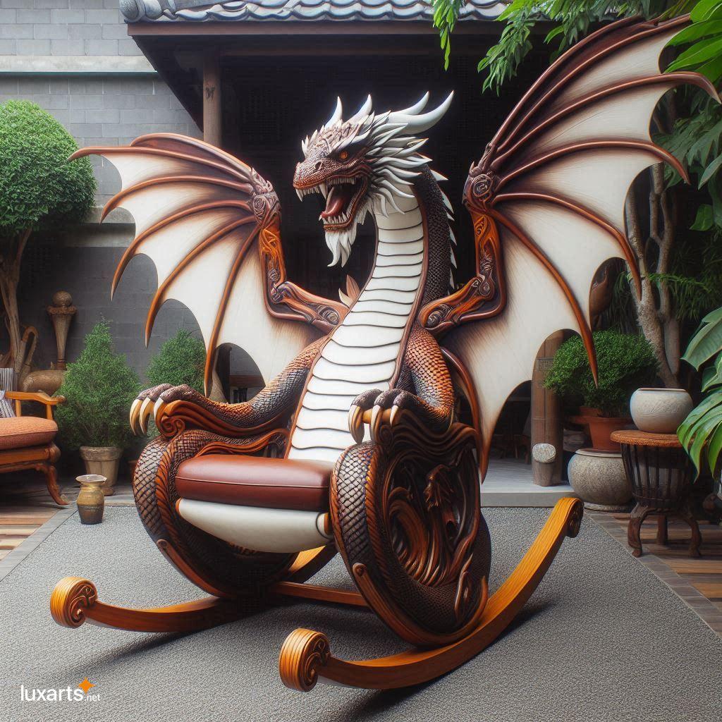 Unleash the Magic: Dragon Shaped Rocking Chair for Whimsical Living Spaces dragon shaped rocking chair 5