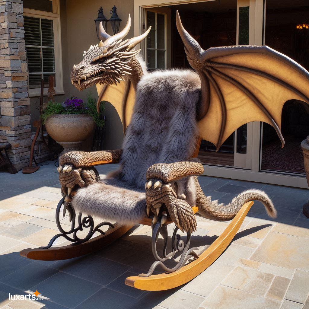 Unleash the Magic: Dragon Shaped Rocking Chair for Whimsical Living Spaces dragon shaped rocking chair 7