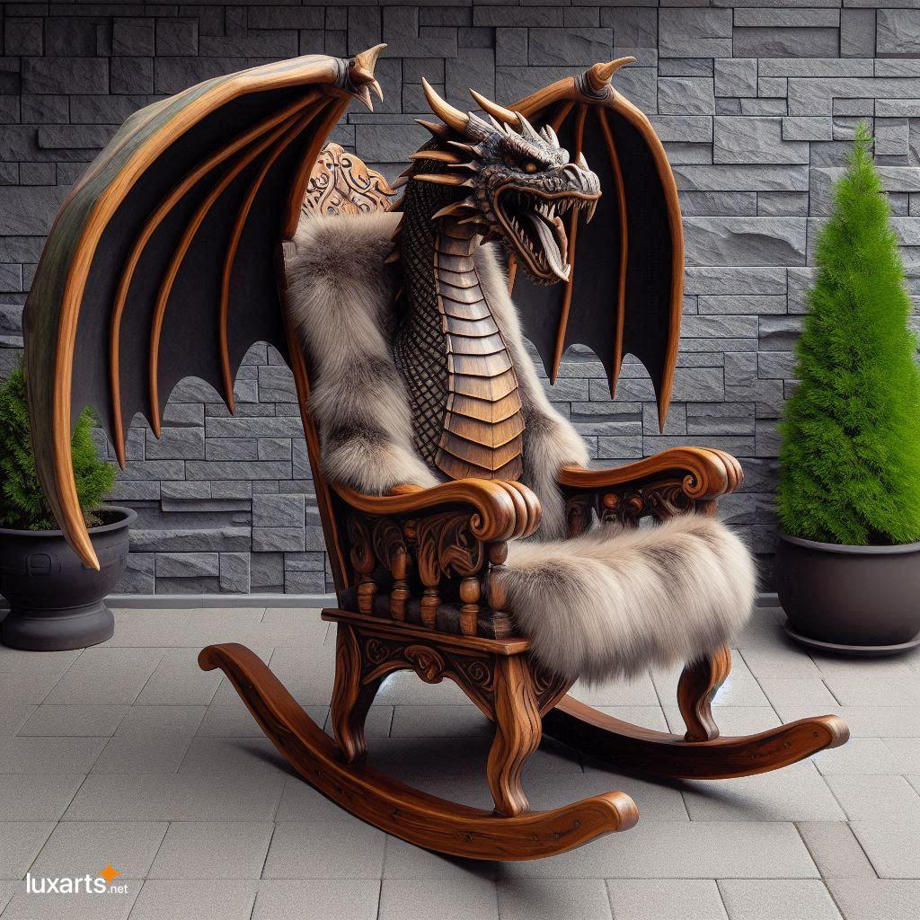 Unleash the Magic: Dragon Shaped Rocking Chair for Whimsical Living Spaces dragon shaped rocking chair 8