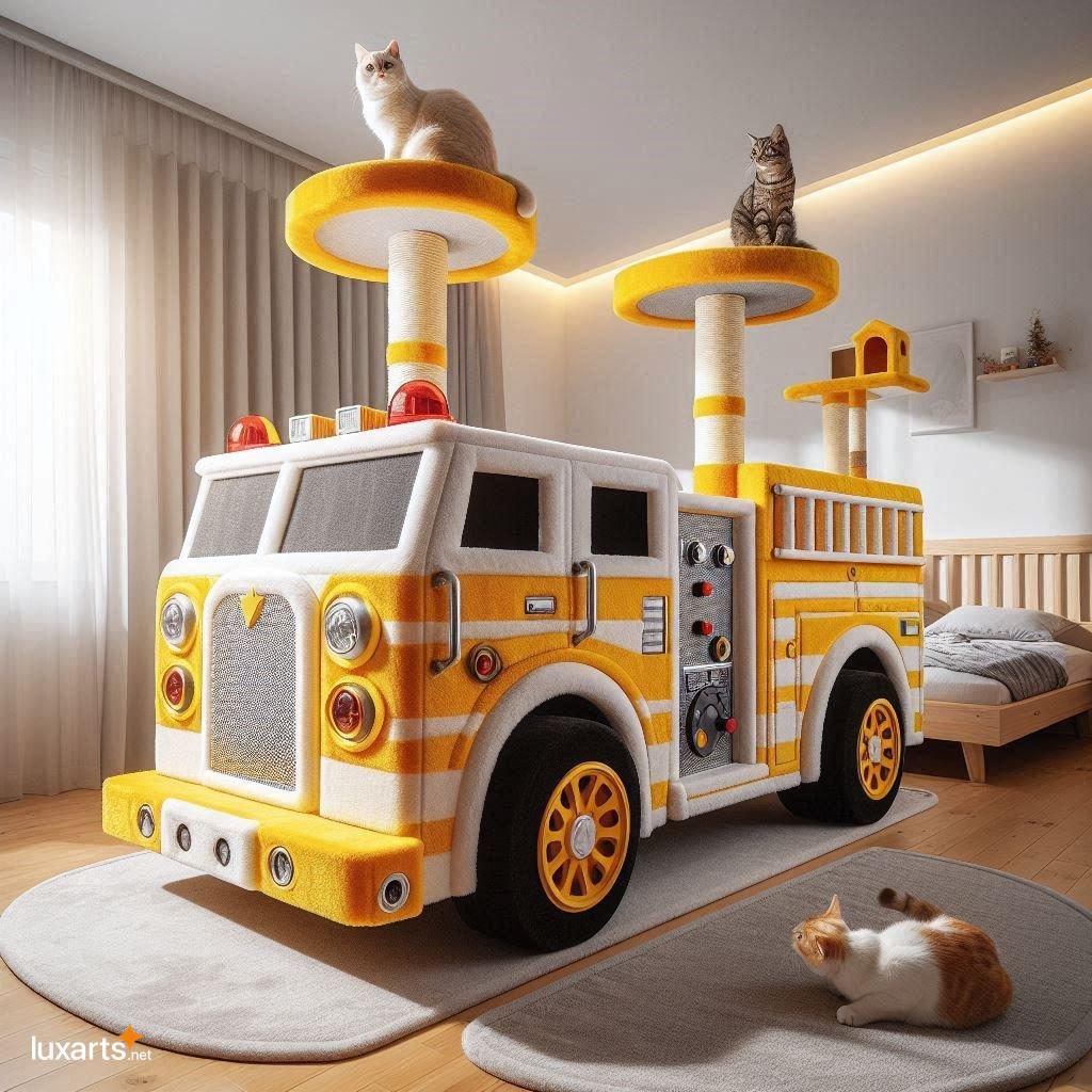 Ignite Your Cat's Curiosity with an Innovative Fire Truck Cat Tree fire truck cat tree 1