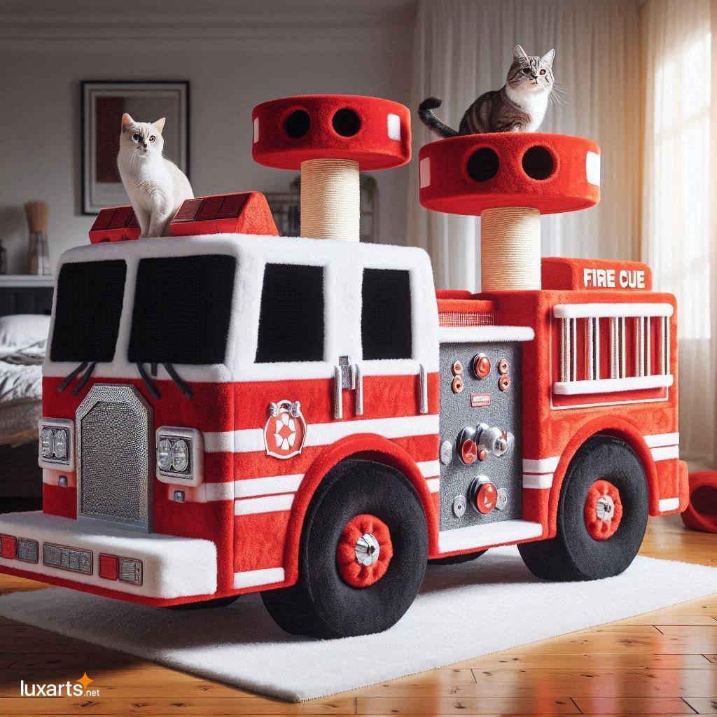 Ignite Your Cat's Curiosity with an Innovative Fire Truck Cat Tree fire truck cat tree 11