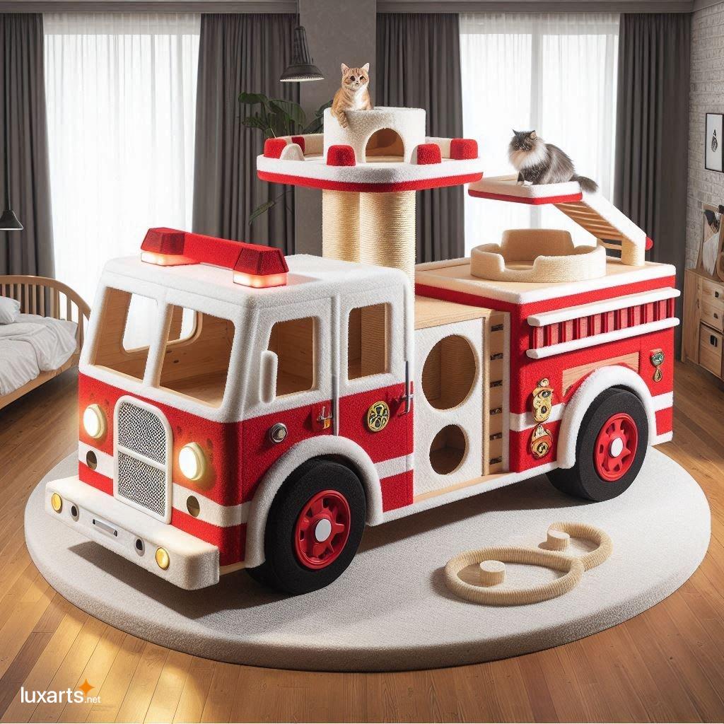 Ignite Your Cat's Curiosity with an Innovative Fire Truck Cat Tree fire truck cat tree 2