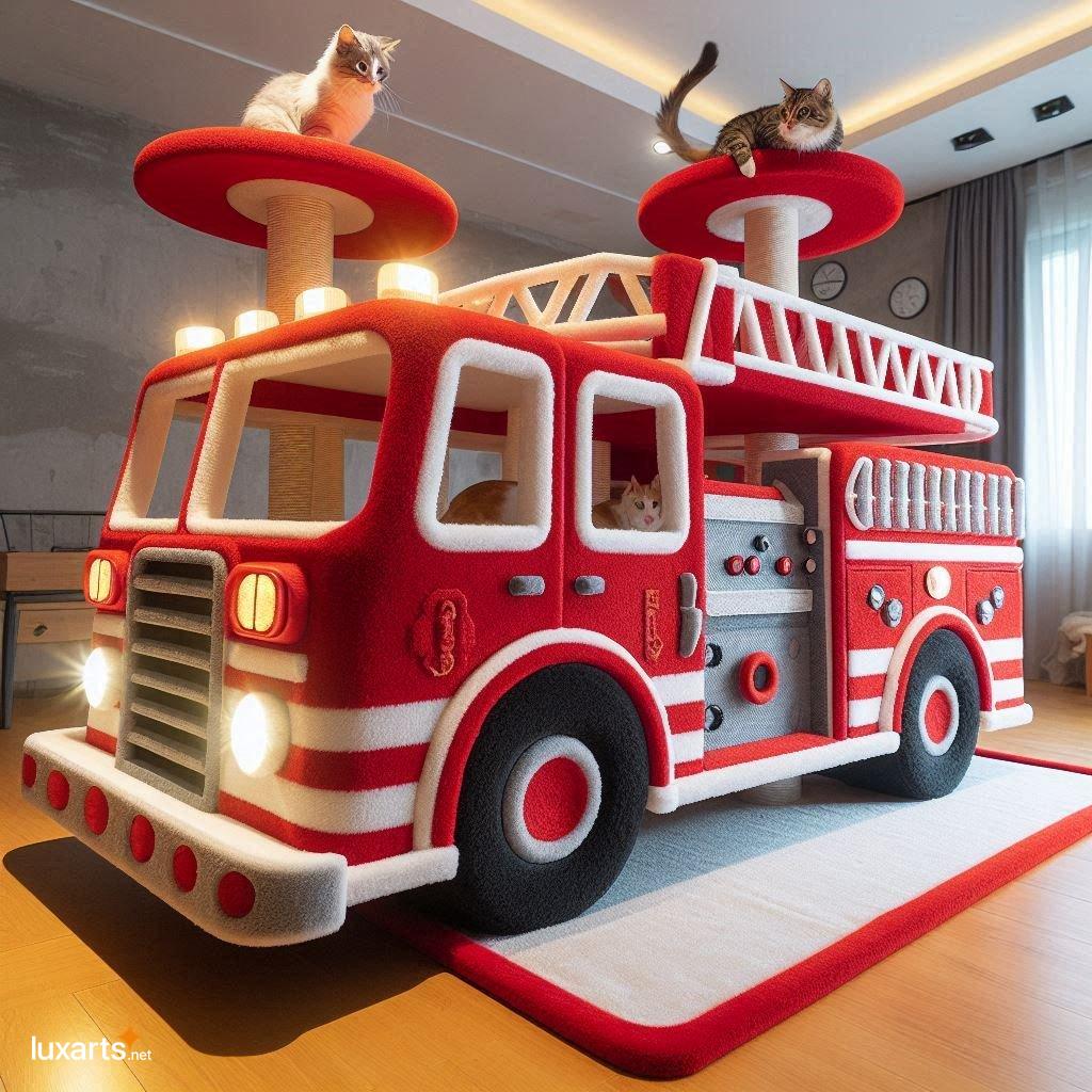Ignite Your Cat's Curiosity with an Innovative Fire Truck Cat Tree fire truck cat tree 3