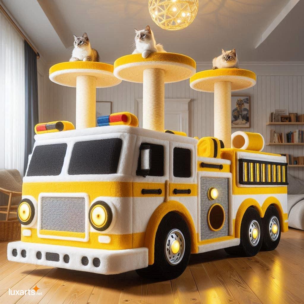 Ignite Your Cat's Curiosity with an Innovative Fire Truck Cat Tree fire truck cat tree 6