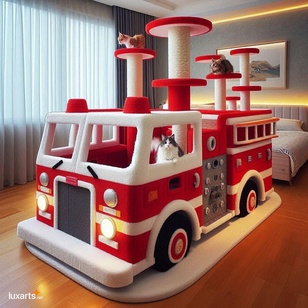 Ignite Your Cat's Curiosity with an Innovative Fire Truck Cat Tree fire truck cat tree 7