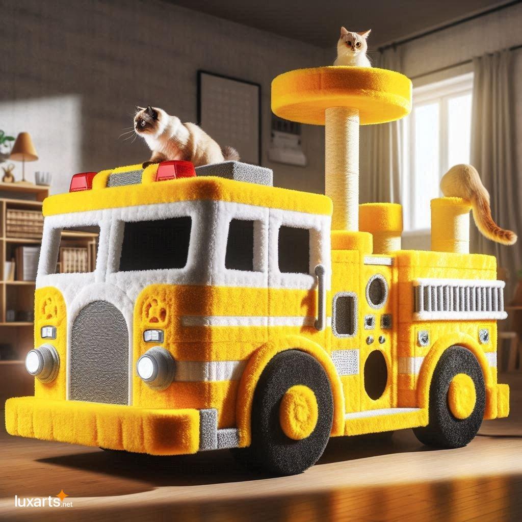 Ignite Your Cat's Curiosity with an Innovative Fire Truck Cat Tree fire truck cat tree 9