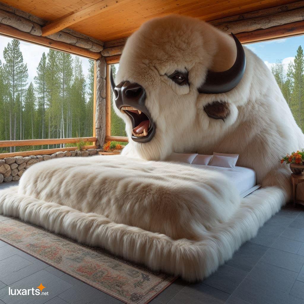 Giant Bison Shaped Bed: Unleash Your Inner Wild with This Unique Bed Design giant bison shaped bed 1