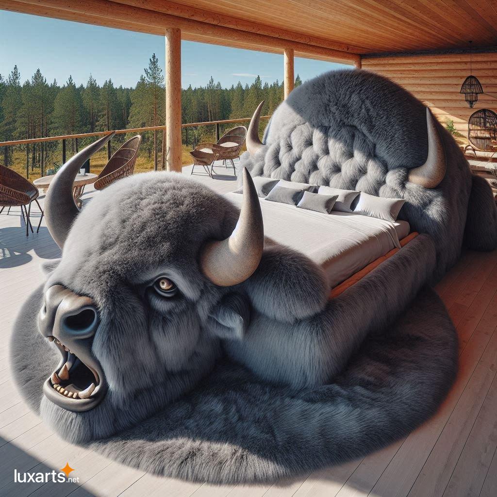 Giant Bison Shaped Bed: Unleash Your Inner Wild with This Unique Bed Design giant bison shaped bed 3