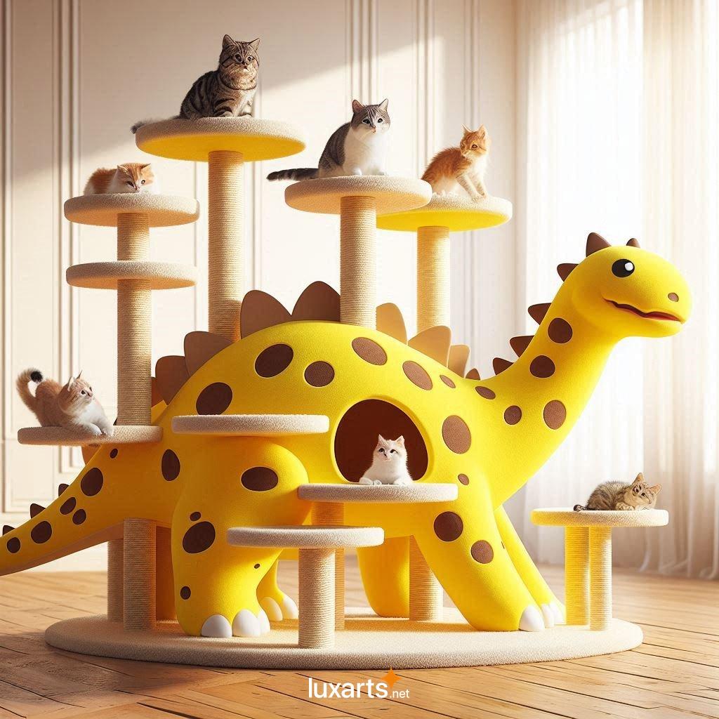 Giant Dinosaur Cat Towers: Unleash Your Feline's Inner Jurassic Explorer giant dinosaur cat tower 1