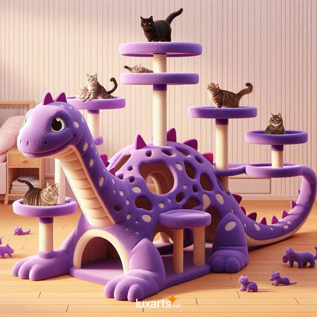 Giant Dinosaur Cat Towers: Unleash Your Feline's Inner Jurassic Explorer giant dinosaur cat tower 4