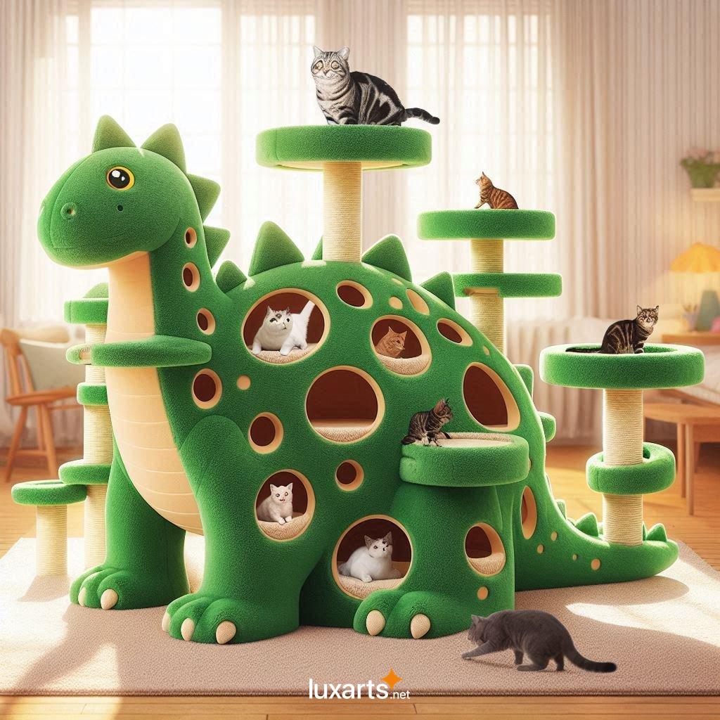 Giant Dinosaur Cat Towers: Unleash Your Feline's Inner Jurassic Explorer giant dinosaur cat tower 5