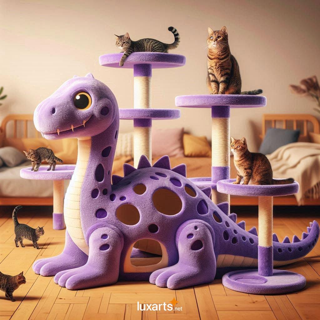 Giant Dinosaur Cat Towers: Unleash Your Feline's Inner Jurassic Explorer giant dinosaur cat tower 6