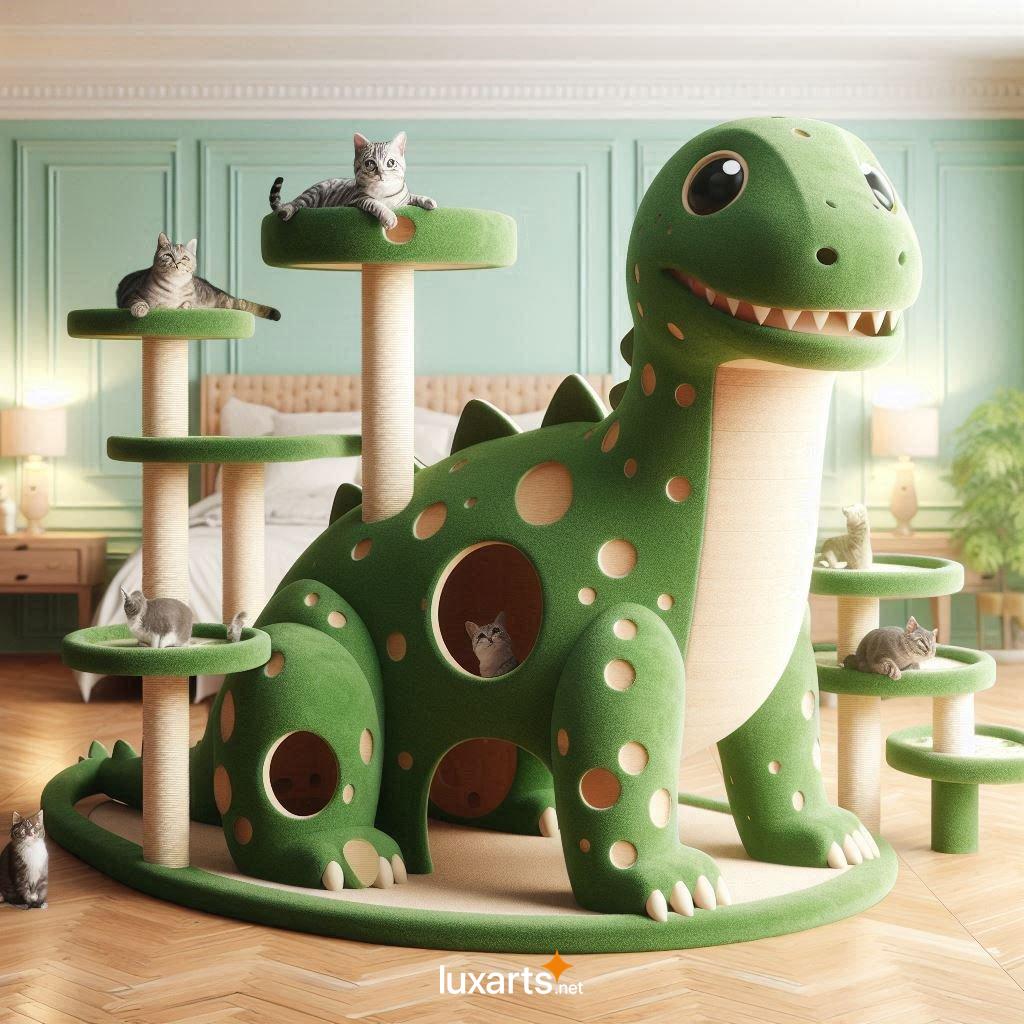 Giant Dinosaur Cat Towers: Unleash Your Feline's Inner Jurassic Explorer giant dinosaur cat tower 9