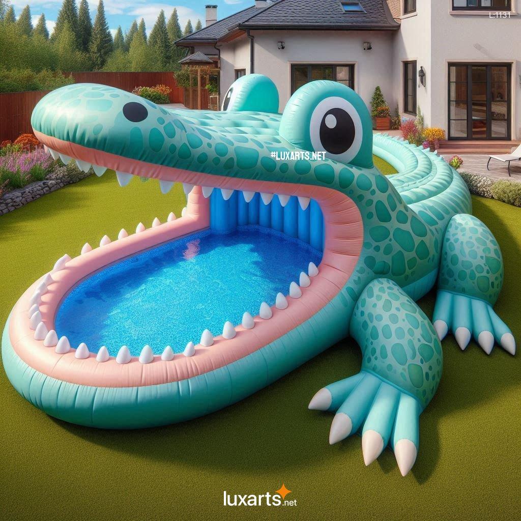 Giant Inflatable Crocodile Pool: The Perfect Summer Fun for Kids and Adults giant inflatable crocodile pool 1