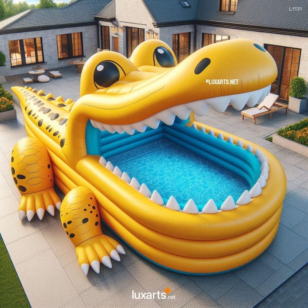 Giant Inflatable Crocodile Pool: The Perfect Summer Fun for Kids and Adults giant inflatable crocodile pool 10