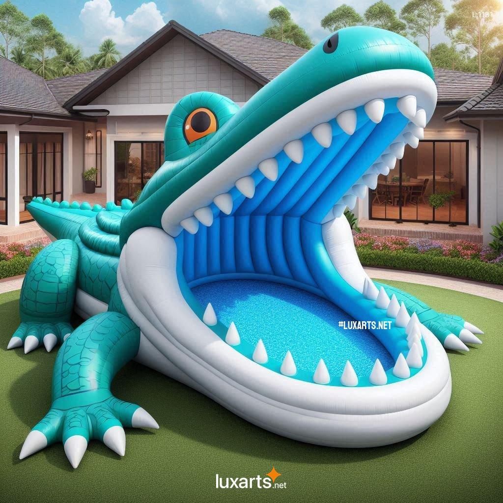 Giant Inflatable Crocodile Pool: The Perfect Summer Fun for Kids and Adults giant inflatable crocodile pool 5
