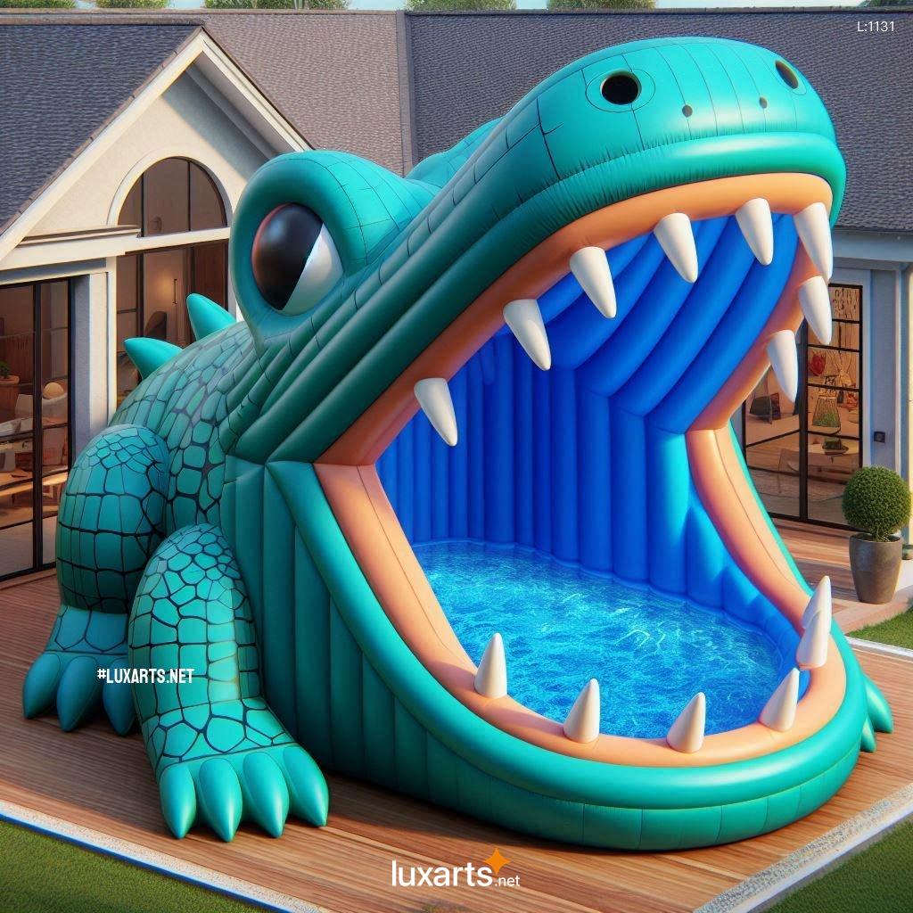 Giant Inflatable Crocodile Pool: The Perfect Summer Fun for Kids and Adults giant inflatable crocodile pool 6