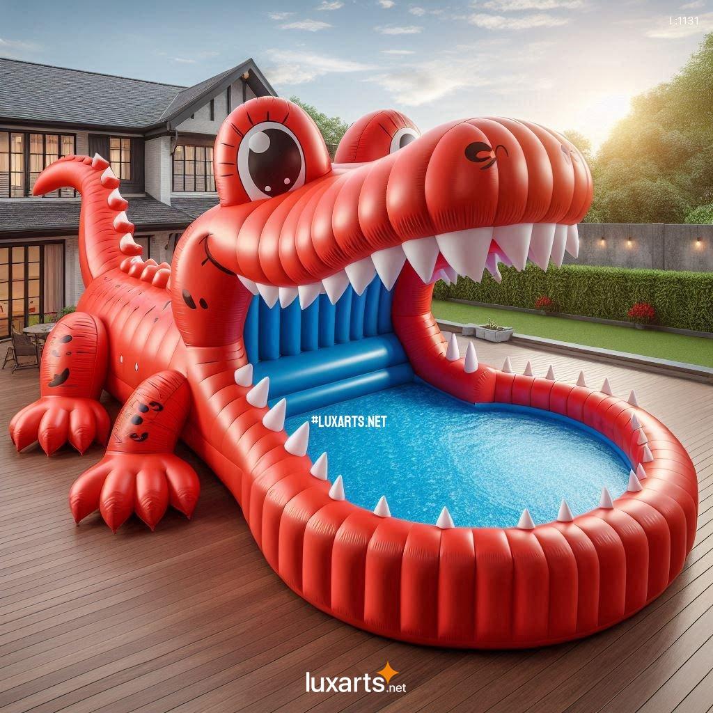 Giant Inflatable Crocodile Pool: The Perfect Summer Fun for Kids and Adults giant inflatable crocodile pool 7