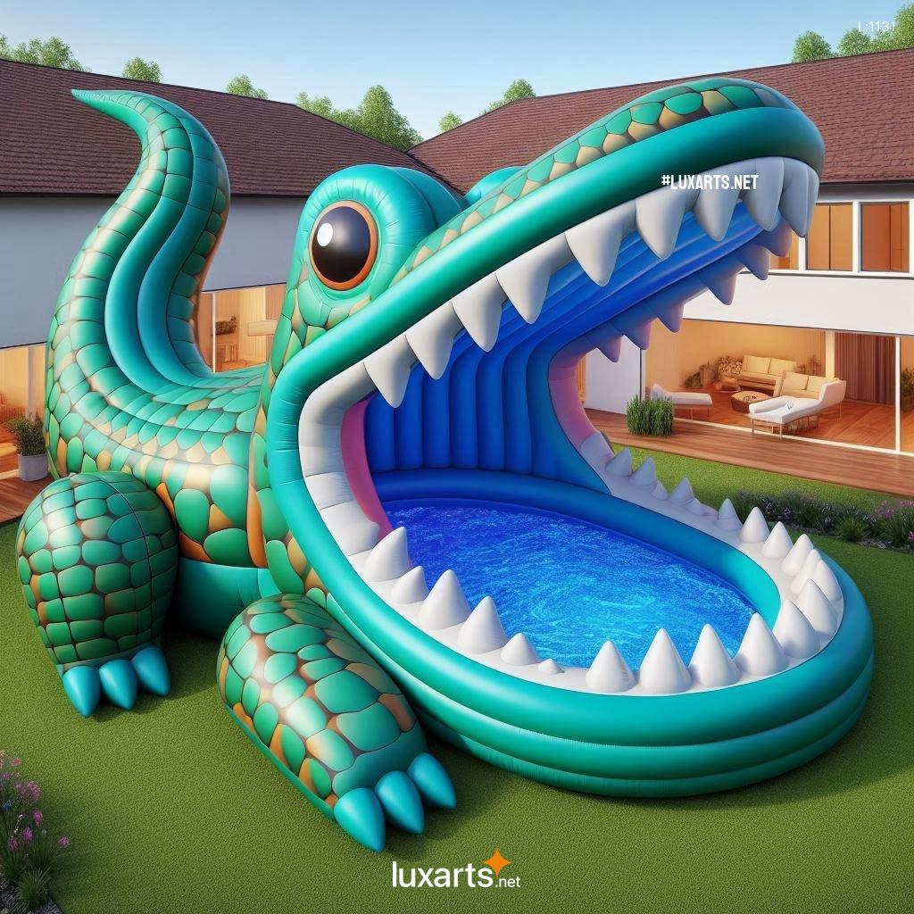 Giant Inflatable Crocodile Pool: The Perfect Summer Fun for Kids and Adults giant inflatable crocodile pool 8