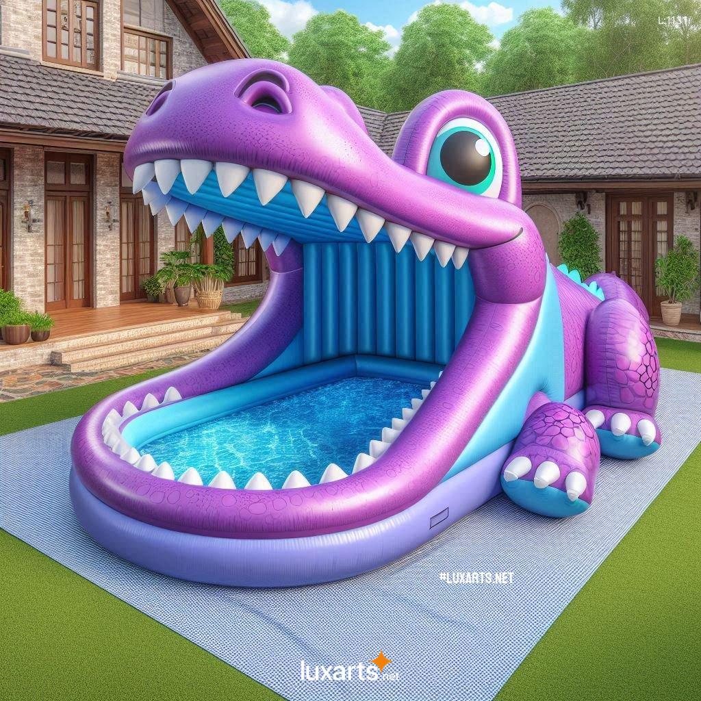 Giant Inflatable Crocodile Pool: The Perfect Summer Fun for Kids and Adults giant inflatable crocodile pool 9