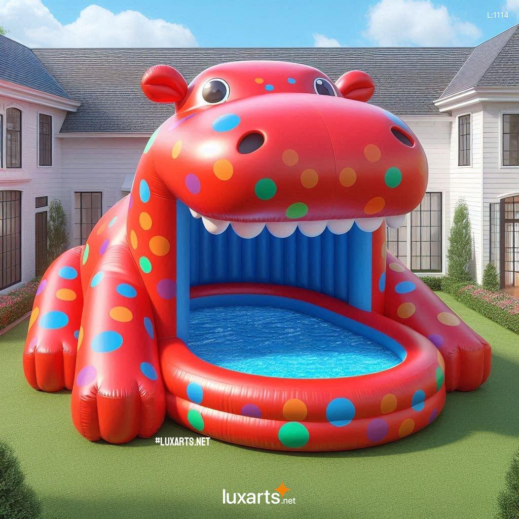 Transform Your Pool into a Hippo Wonderland with Giant Inflatable Hippo Pools giant inflatable hippo pool 3