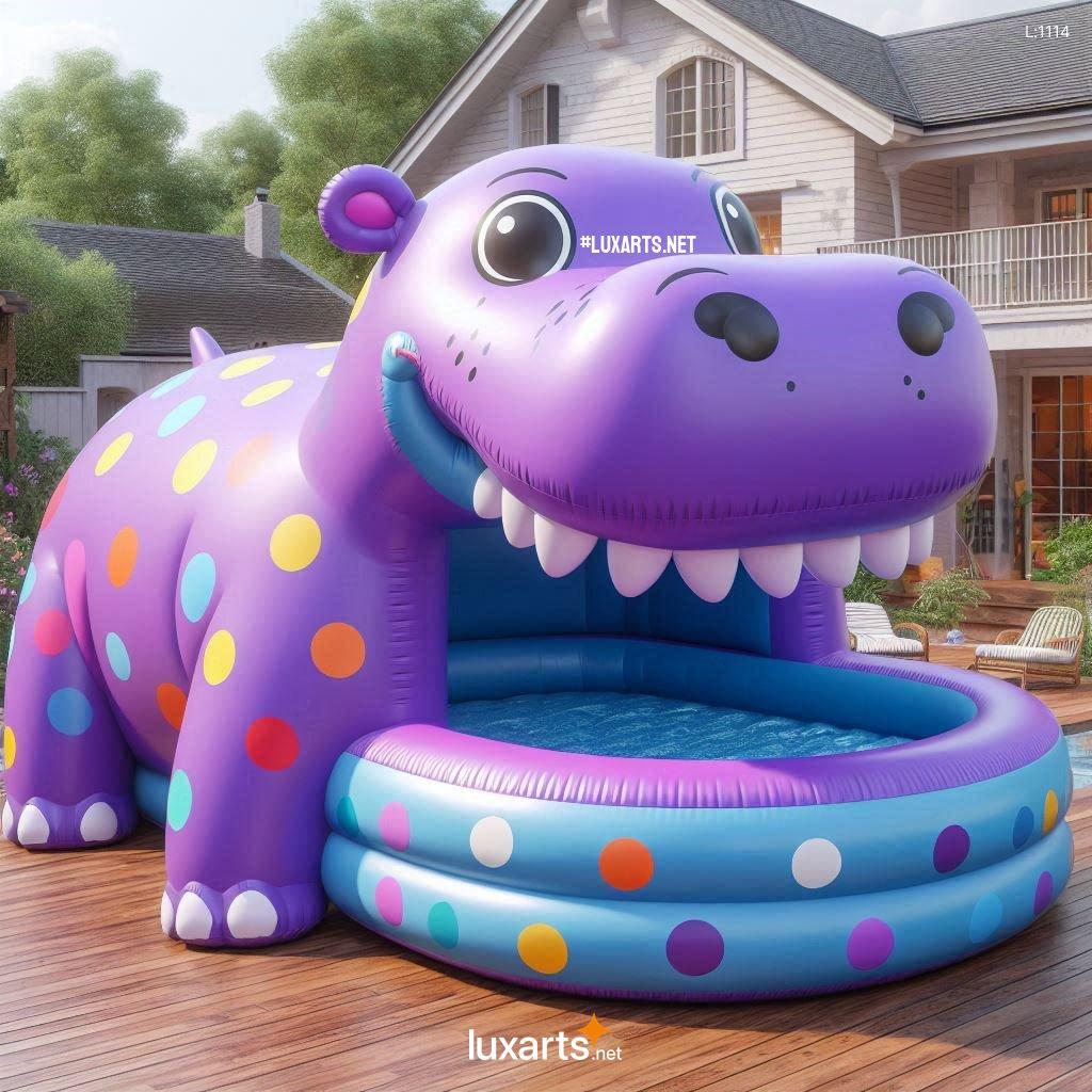 Transform Your Pool into a Hippo Wonderland with Giant Inflatable Hippo Pools giant inflatable hippo pool 5