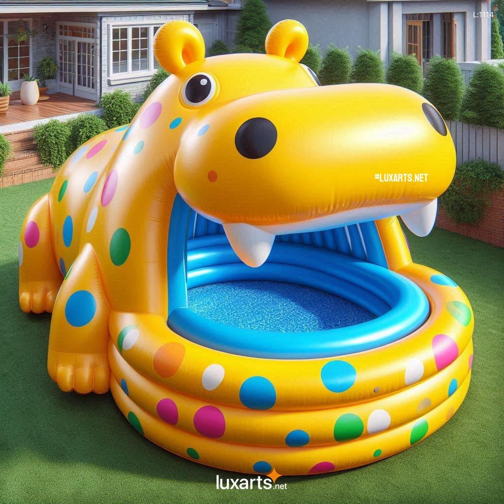 Transform Your Pool into a Hippo Wonderland with Giant Inflatable Hippo Pools giant inflatable hippo pool 7