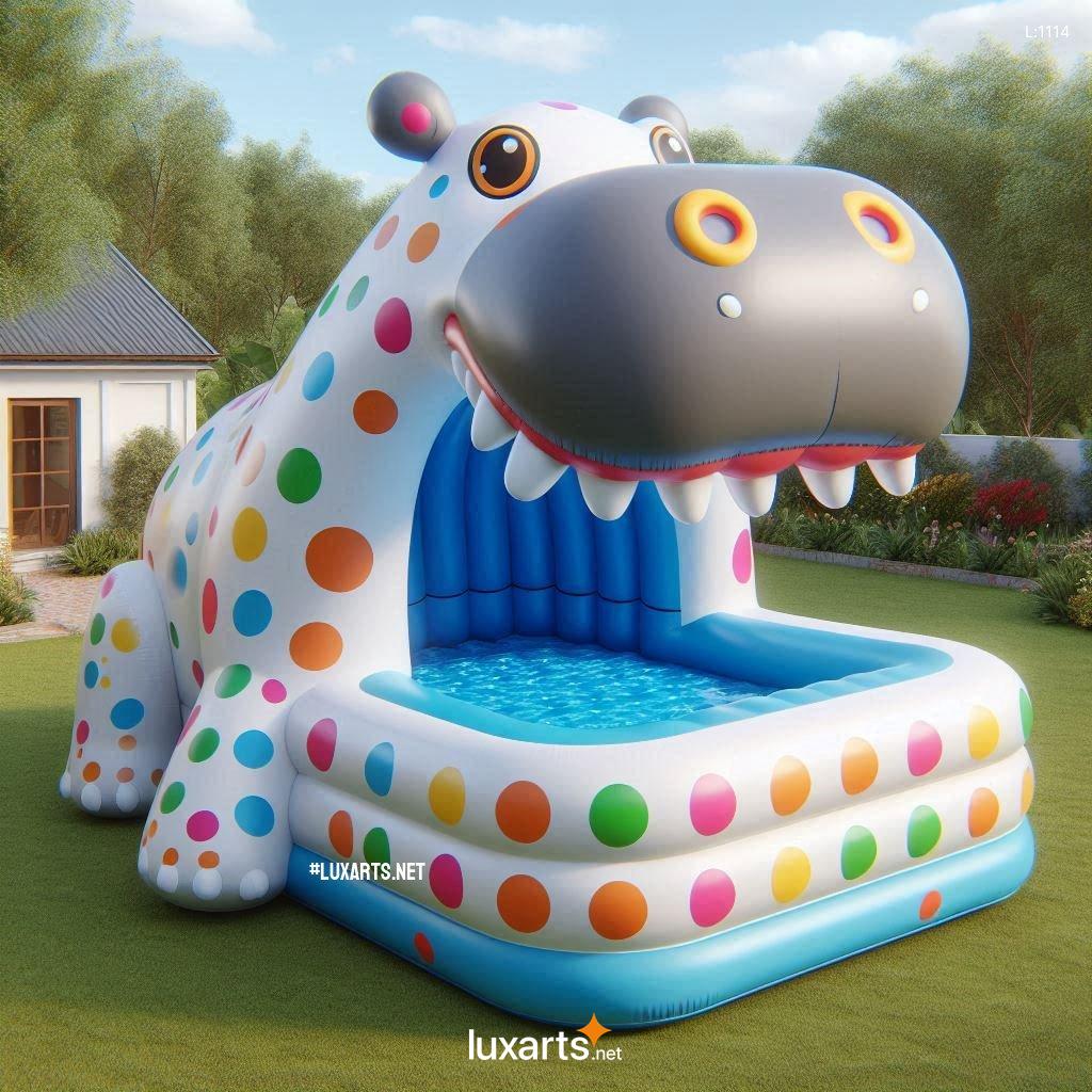 Transform Your Pool into a Hippo Wonderland with Giant Inflatable Hippo Pools giant inflatable hippo pool 8