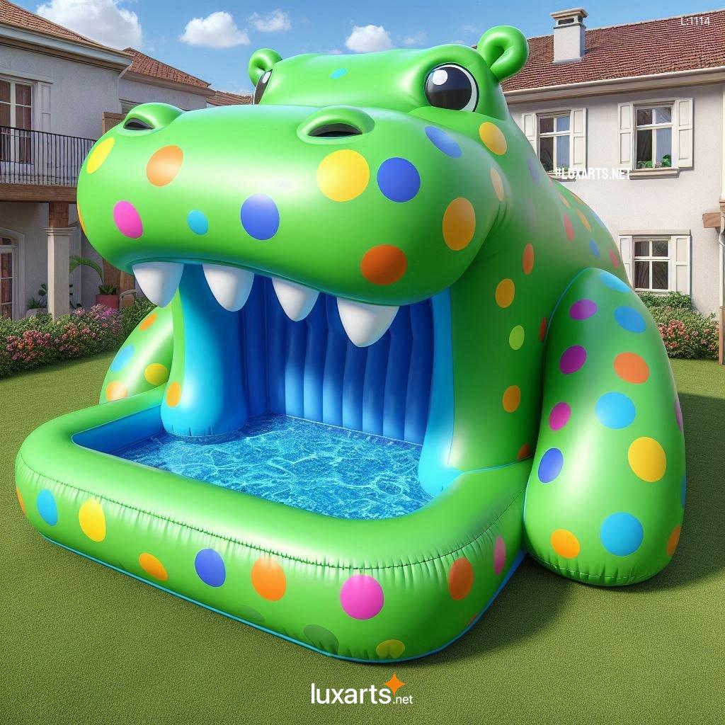Transform Your Pool into a Hippo Wonderland with Giant Inflatable Hippo Pools giant inflatable hippo pool 9
