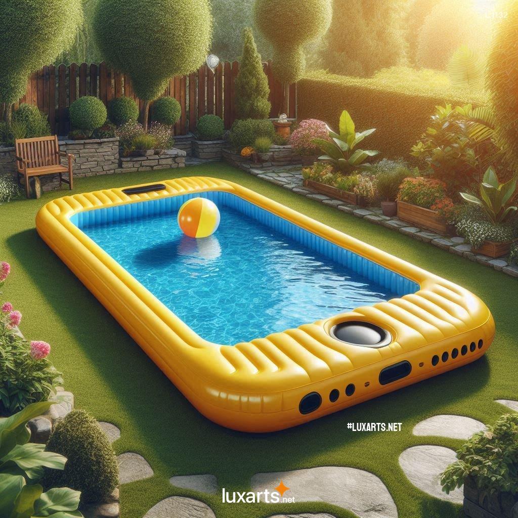 Unique Giant Inflatable iPhone Pool: A Fun and Exciting Addition to Your Pool giant inflatable iphone pool 8