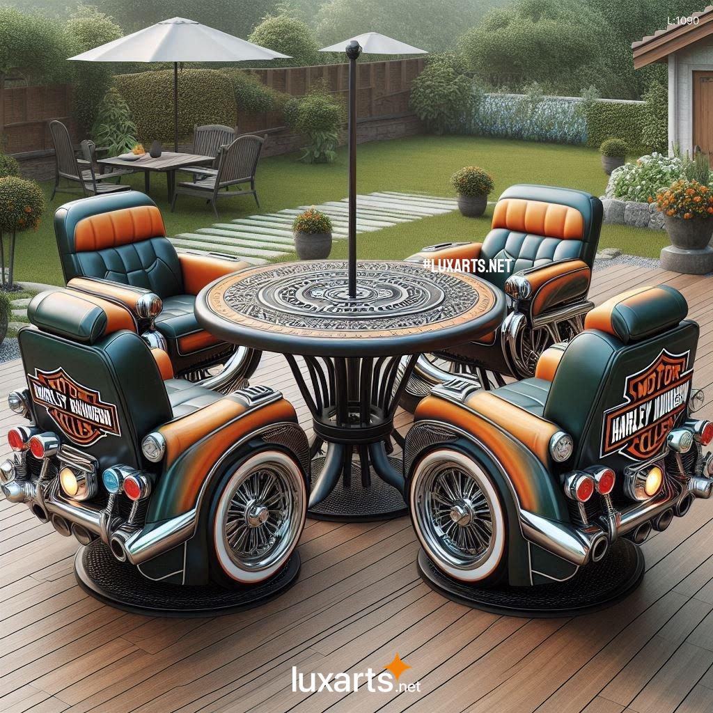 Unleash Your Inner Biker: Creative Harley Davidson Patio Sets Designs harley davidson patio sets 10