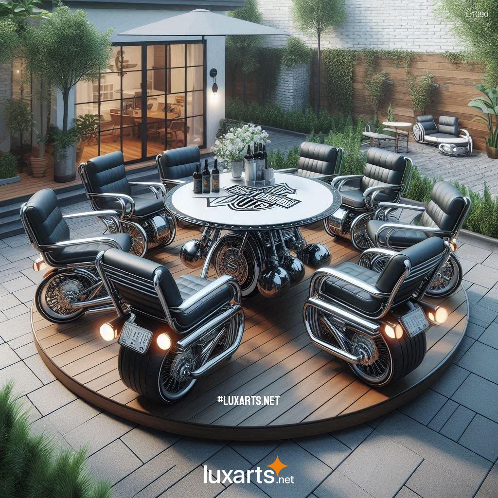 Unleash Your Inner Biker: Creative Harley Davidson Patio Sets Designs harley davidson patio sets 2