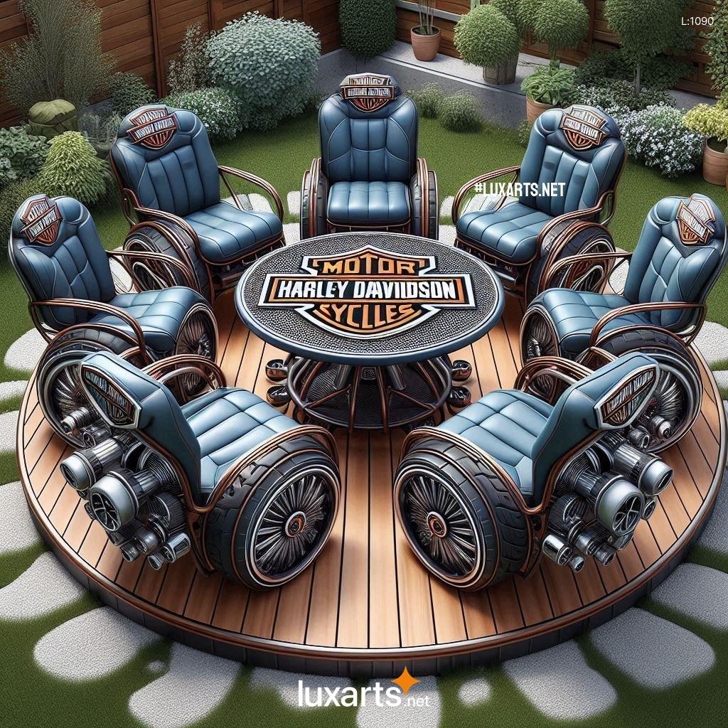 Unleash Your Inner Biker: Creative Harley Davidson Patio Sets Designs harley davidson patio sets 9