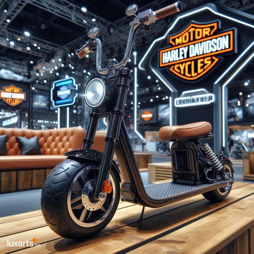 Nurture Your Child's Inner Biker with a Creatively Designed Harley Davidson Scooter harley davidson shaped scooter 1